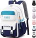 Sac à dos scolaire - Grand imperméable - Blanc bleu