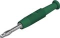 SKS Hirschmann MSTF 2 gn fiche fiche, droit diamètre de la broche: 2 mm vert 1 pièce(s)