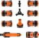 Bolt Edge Adaptateur de tuyau d'arrosage - 11 pièces