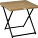 Outsunny Table basse en rotin - Bois naturel