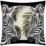 Paoletti Leopardis Zebra Geweven Outdoor Polyester Gevuld Kussen - Multicolour - 50x50cm