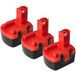 Bosch Vhbw - 3x Batterie Compatible Avec Bosch Psr 140, Psr 14.4/n, Psr 14.4ve-2(/b), Psr 14.4, Psr 14.4-2 Outil Électrique (1500 mAh, NiMH, 14,4 V)
