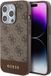 Guess 4G Stripe Back Cover - Apple iPhone 15 Pro - Brown