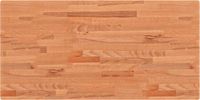 vidaXL Wastafelblad 100x50x4 cm massief beukenhout