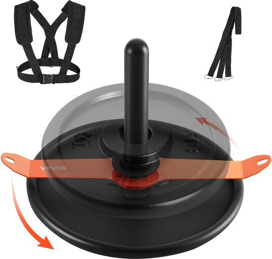 VEVOR Gewichtsslee Power Pull Push 51mm Oranje/Zwart