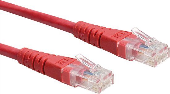 ROLINE Patchkabel Cat.6 UTP - rood - 1,5 m