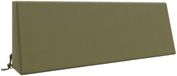vidaXL Coussin de dossier SOEST 100% Polyester Olive 120 x 20 x 40 cm