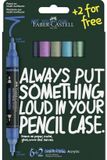 Faber-Castell Acrylmarker Multimark Frost kartonetui 6+2