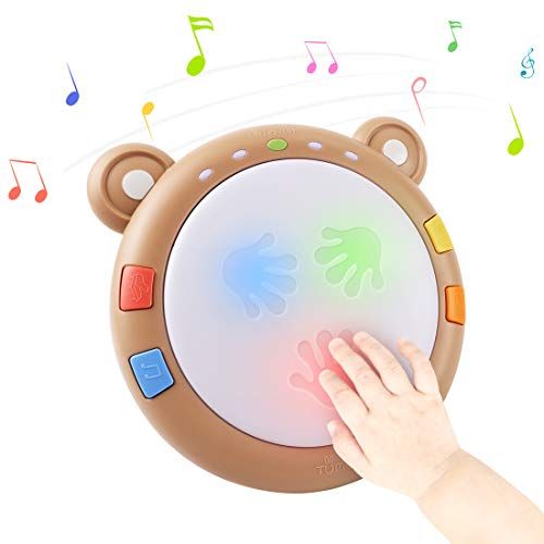 tumama Baby muzikaal elektronisch speelgoed, vroege educatieve baby's Oplichten Drum Baby Muziekinstrumenten Zintuiglijk Babyspeelgoed Muzikaal Speelgoed Cadeau voor Zuigelingen,peuters,jongens,meisjes