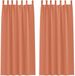 vidaXL Blackout Gordijnen met Ringen 2 st Terracotta 260 x 140 cm