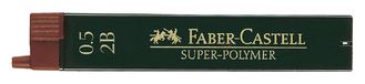 Faber-Castell Potloodstiftjes Faber Castell 0.5mm 2B 12st (FC-120502)