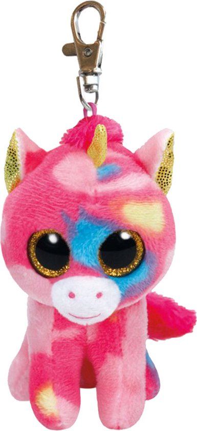 TY Beanie Boos Clip Fantasia - Roze - 4cm - Pluche - 3+ jaar