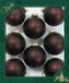 Krebs Kerstballen - 8x - 7 cm - donkerrood - glas