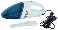 VIP Autostofzuiger, 60 W, 12 V, krachtige autostofzuiger, accessoires, wit/blauw