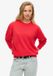 Superdry - Dames City Graphic Crew Sweatshirt met Core-logo, Ronde Hals, Lange Mouw, Katoen, Regular Fit, Hyper Fire Pink, Maat UK12-EU40
