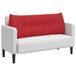 vidaXL Rugkussen Rood 120 x 24 x 50 cm Stof