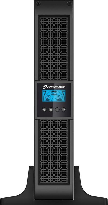 BLUEWALKER PowerWalker VI 1000E/RT LCD UPS 900W 1000VA 4 AC-uitgangen Zwart
