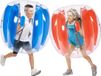 VEVOR Bumperballen, 2 Stuks, 0,9 m, PVC, Rode Strepen + Blauwe Strepen