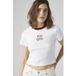 Levi's T-shirt à col ras du cou graphique pour femme Blanc