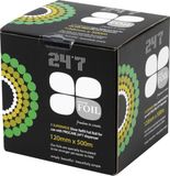 Procare 1x 24*7 Premium folierol 12 cm x 500 meter, 18 micron/mu, zilver