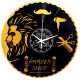 Instant Karma Clocks Wandklok van dubbel vinyl voor kappers, Barber Shop, kapsalon