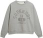 Superdry Athletic Essentials Relaxed Crew Sweatshirt Dames Grijs