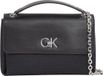 Calvin Klein Re-Lock Conv Shoulder Crossbodytas Textiel Zwart