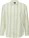 QS Chemise sable / blanc