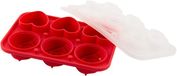 Dotz Platinum Silicone Ice Cube Tray - Roses and Hearts - 17x12x5cm