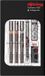 rOtring Isograph-pennenset technische pen en vulpotlood collegeset | 3 fineliners (0,2 mm, 0,4 mm, 0,6 mm) en mechanisch vulpotlood (0,5 mm) plus accessoires | 9 stuks