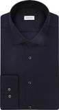 Seidensticker Slim Fit Overhemd - Blauw - Strijkvrij - Katoen - Boordmaat 42