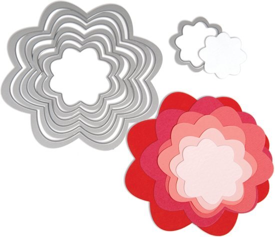 Sizzix Framelits Die Set Bloemen, 7 stuks