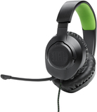 JBL Quantum 100X Gaming Headset - Black/Green - Wired - Over-Ear - Detachable Mic