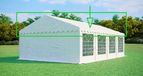 Bâche de toit PVC de rechange 5x8m, Couleur: Blanc