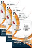 DID épingles de sûreté en 4 tailles différentes 240x pièces - Acier inoxydable nickelé