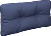 vidaXL - Palletkussen - 120x40x12 cm - stof - marineblauw
