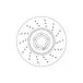 TRW Lot De 2 Disques De Frein Df6865s Mercedes-benz 177 421 10 00