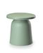 HowHomely Table basse ronde - 47 x 46 cm - Vert