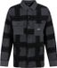 Protest PRTDepart Heren Overshirt - Outdoorjas - Drukknopen - Polyester - Geruit - BasaltGrey - Maat S
