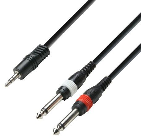 Adam Hall 3 Star K3YWPP0300 Audio kabel 3m zwart