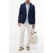 Tommy Hilfiger Dc Gmd Linen Blazer Navy Iris Taille: 52