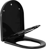 Merkloos Toiletzitting – Badkameraccessoire, 41,2 cm (lengte) x 36,1 cm (breedte)