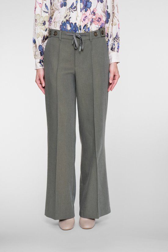 Geisha Broek Broek 61572 26 Dark Green Dames Maat - 3XL