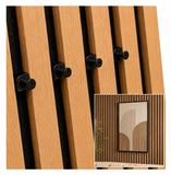 Merkloos Wandhaak Montageclips akoestische panelen M4 Zwart 4 stuks