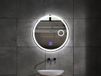 Mawialux LED Spiegel - 80cm - Rond - Verwarming - Digitale Klok - Bluetooth - Roxy