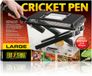 Exo Terra Cricket Pen L 3 Buizen En 2 Spons Zwart