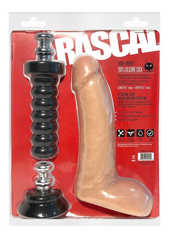 Jocks Brent - Silicone Cock - Nude