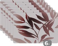 KitchenYeah Placemat Set - Abstract Design - 45x30cm - 6 Pieces