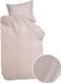 Ambiante Cotton Uni Dekbedovertrek - Off-white Effen Satijn - 140 x 200/220 cm