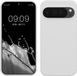 kwmobile telefoonhoesje geschikt voor Google Pixel 10 Pro XL - Hoesje met siliconen coating - Smartphone case in mat wit